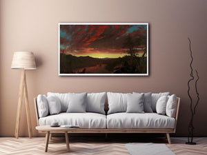 Twilight in the Wilderness by Frederic Edwin Church Painting
