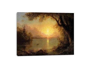 Landscape In The Adirondacks by Frederic Edwin Church Painting