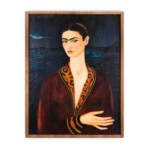 Self-Portrait in Velvet Dress - Frida Kahlo Poster