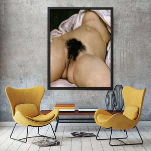 The origin of the world by Gustave Courbet Painting
