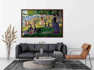 A Sunday Afternoon on the Island of La Grande Jatte by Georges Seurat Painting
