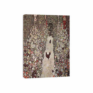 Garden with Roosters by Gustav Klimt Painting