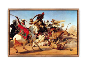 The Lion Hunt Poster