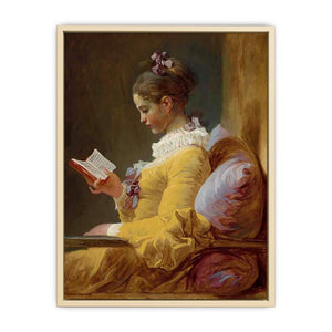 A Young Girl Reading c. 1776 Art Print