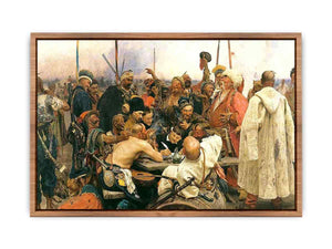 Reply of the Zaporozhian Cossacks to Sultan Mehmed IV of Turkey Poster