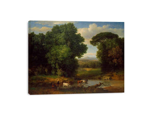 A Bit Of Roman Aqueduct by George Inness Painting