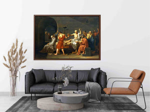The Death of Socrates by Jacques Louis David Painting