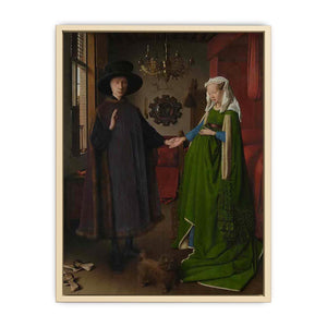 Portrait of Giovanni Arnolfini and his Wife 1434 Art Print