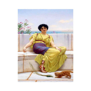 Idleness II by John William Godward