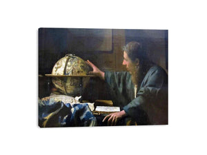 The Astronomer c. 1668 by Johannes Vermeer Painting