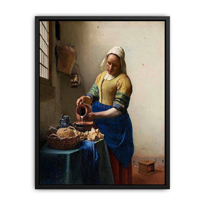 The Milkmaid c. 1658 Canvas Print