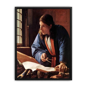 The Geographer by Jan Vermeer Van Delft Canvas Print