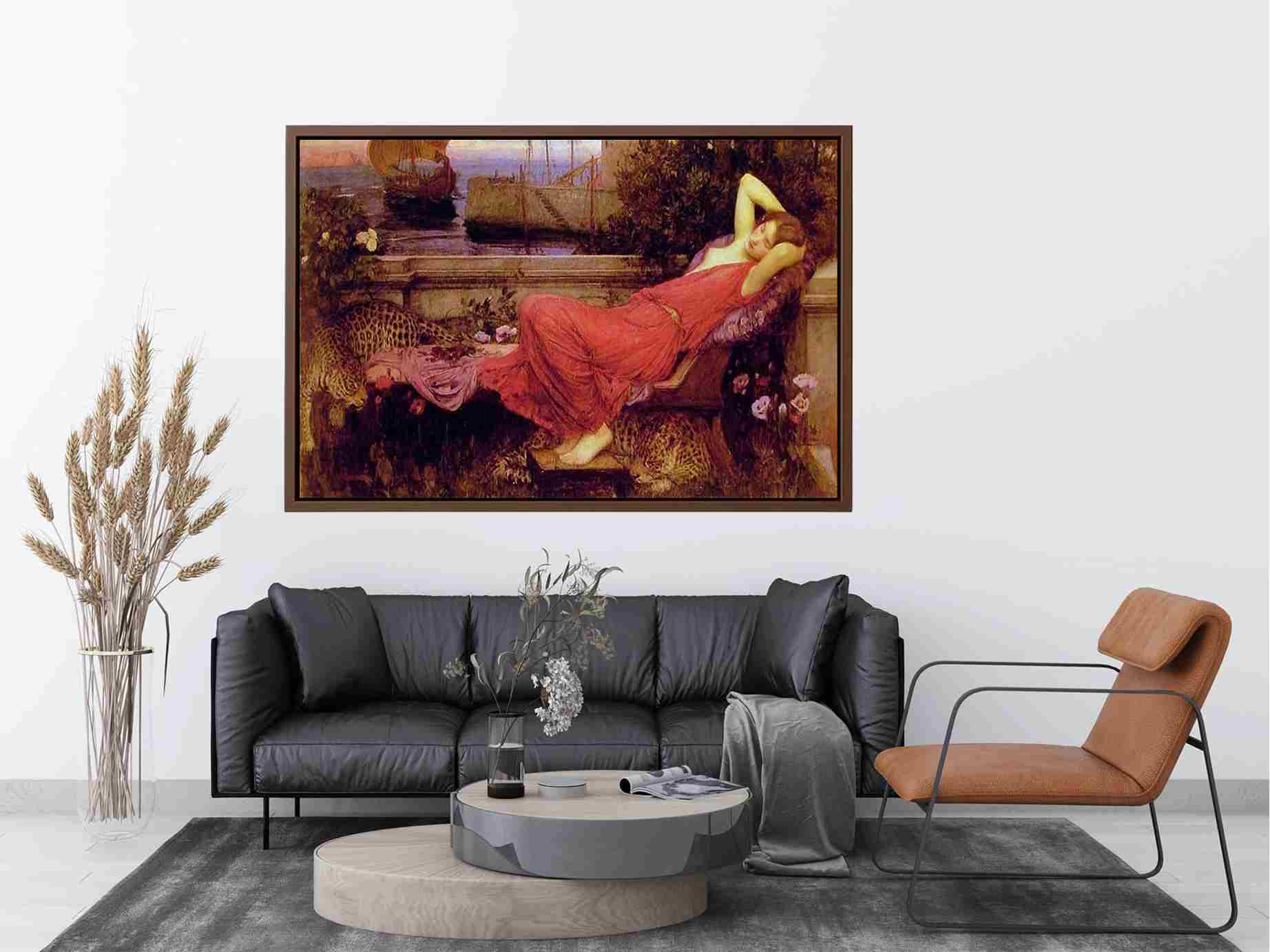 Ariadne 1898 by John William Waterhouse Painting