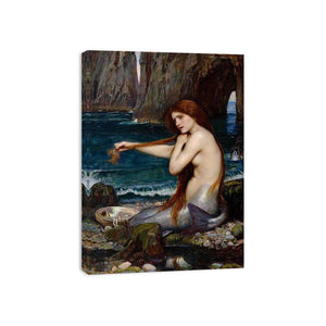 A Mermaid by John William Waterhouse by John William Waterhouse Painting