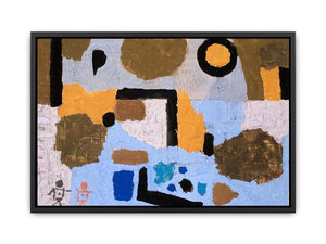 With The Two Lost Ones Painting By Paul Klee Poster