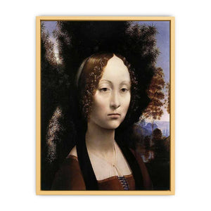 Portrait of Ginevra de Benci Streched canvas