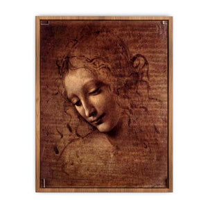 Female head (The Lady of the Dishevelled Hair) (or La Scapigliata) Poster
