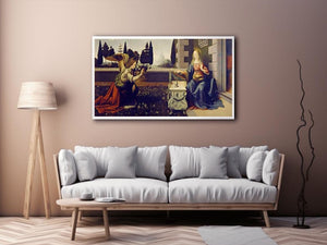 Annunciation (Annunciazione) by Leonardo Da Vinci Painting