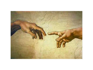 Creation of Adam Hands only by Michelangelo Buonarroti