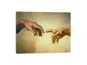 Creation of Adam Hands only Painting