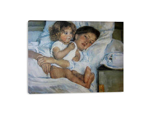 Breakfast in Bed Painting