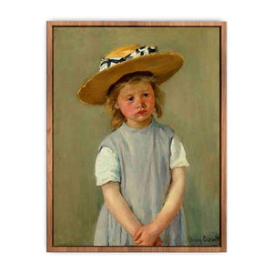 Child In A Straw Hat Poster