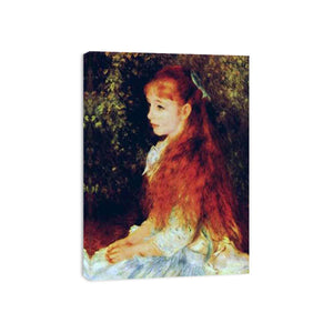 Irene Cahen D Anvers - Little Irene by Pierre-Auguste Renoir Painting