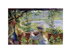 Near The Lake by Pierre Auguste Renoir