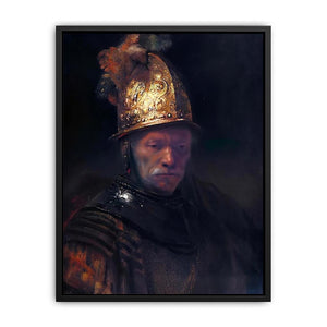 Man in a Golden Helmet c. 1650 Canvas Print