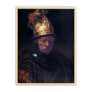 Man in a Golden Helmet c. 1650 Art Print