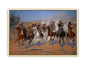 A Dash for the Timber Art Print