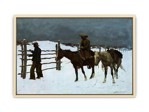 The Fall Of The Cowboy Art Print