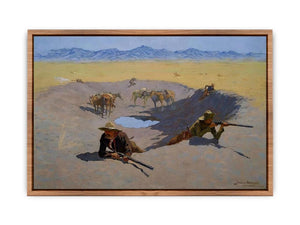 Fight For The Water Hole Poster