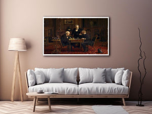 The Chess Players by Thomas Cowperthwait Eakins Painting