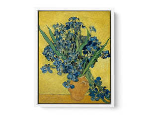 Vase Of Irises By Van Gogh Painting