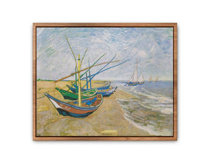 Fishing Boats At Sainte-Marie By Van Gogh Painting