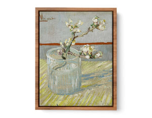 Sprig Of Flowering Almond In A Vase By Van Gogh Painting
