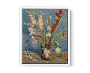 Vase Of Gladioli By Van Gogh Painting