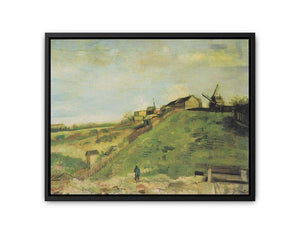 The Hill Of Montmartre By Van Gogh canvas Print
