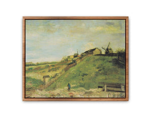The Hill Of Montmartre By Van Gogh Painting