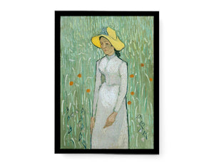 Girl in White by Vincent Van Gogh canvas Print
