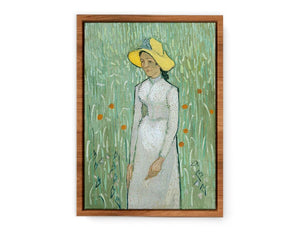 Girl in White by Vincent Van Gogh Painting