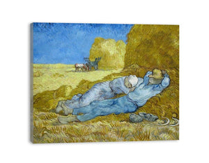 Noon – Rest from Work (after Millet) canvas Print