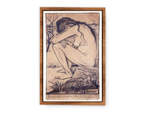 Sorrow Nude Painting by Van Gogh Painting