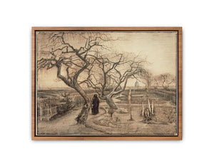 Winter garden by Van Gogh Painting