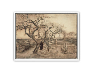 Winter garden by Van Gogh Painting