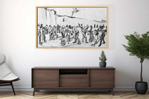 Sand Diggers in Dekkersduin near The Hague Art Print