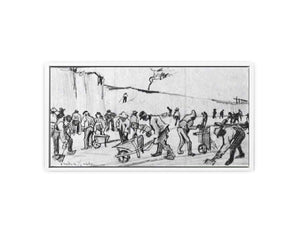 Sand Diggers in Dekkersduin near The Hague Painting