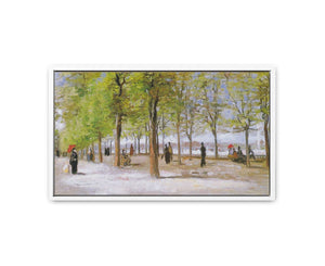 Terrace in the Luxembourg Gardens Painting