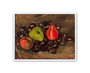 Still Life with Fruit and Chestnuts Painting